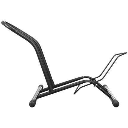 Freestanding Bike Stand for Tyres Up to 85 mm, Steel, 59 x 41 x 38 cm, Black