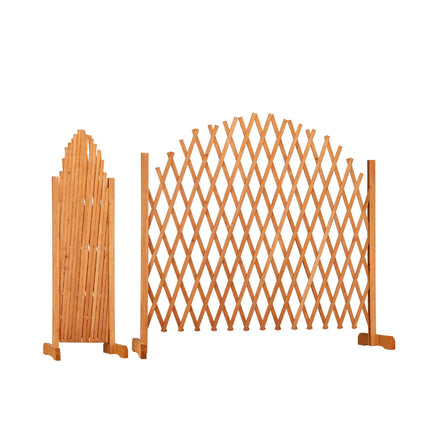 Freestanding Climbing Plant Trellis – Adjustable Wooden Lattice