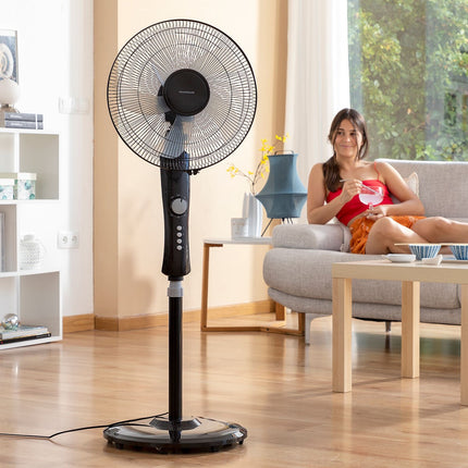 Volně stojící ventilátor InnovaGoods Breezinn černá 45 W