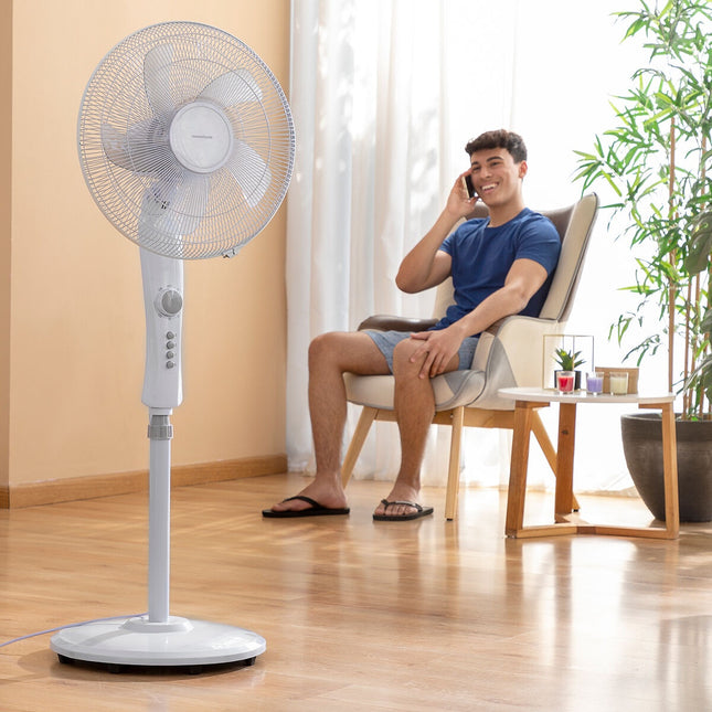 Volně stojící ventilátor InnovaGoods Freshinn bílá 45 W