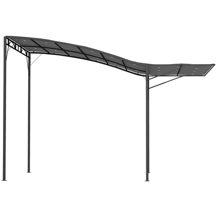 Freistehende Pergola mit ausziehbarer Markise, Stahlrahmen