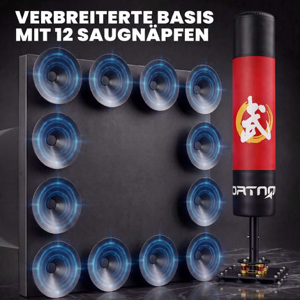 Freestanding Punching Bag with Suction Cups, 156 cm