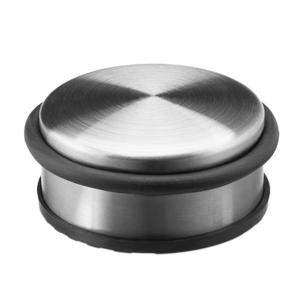 Freestanding stainless steel door stop