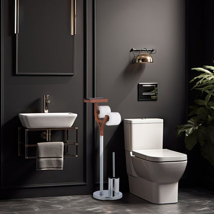 Freestanding toilet seat