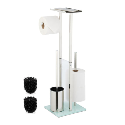 Freistehender Toilettensitz mit Ablage