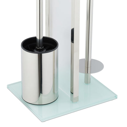 Freistehender Toilettensitz mit Ablage