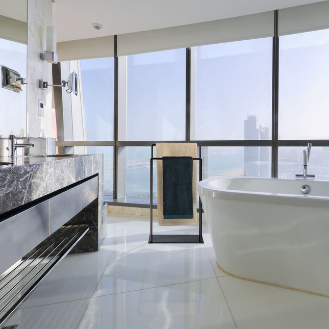 Freestanding towel rail 2 bars
