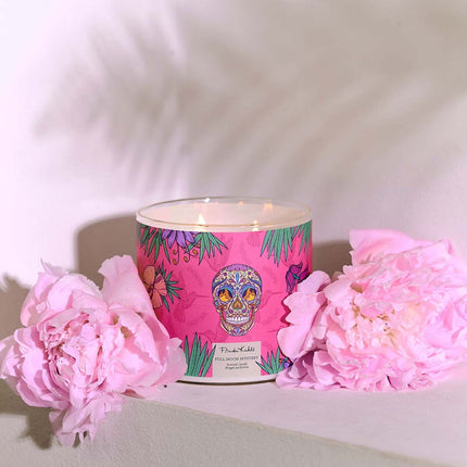 Frida Kahlo Scented Candle – Artistic Glass Design