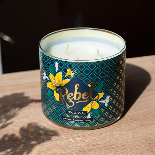 Frida Kahlo Duftkerze – Künstlerisches Glasdesign