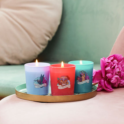 Frida Kahlo Scented Candle Set – 3x70g Aromas