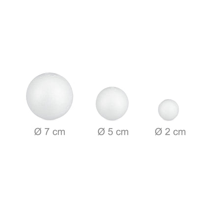 Frigolite balls set of 72