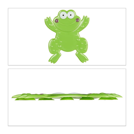 Frosch-Badezimmeraufkleber, 5er-Set