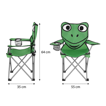 Frog Chair for Kids, Green, Sturdy Design