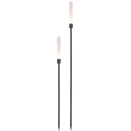 Frost svícen sloupový 126 + 91 cm 2 ks šedá