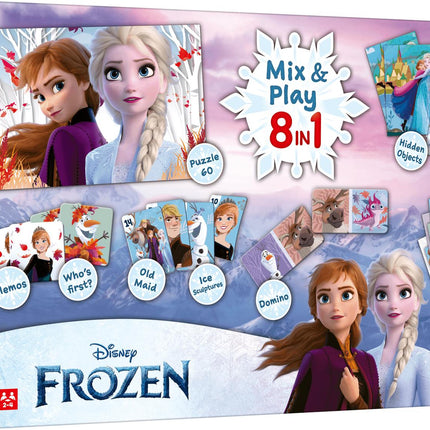 Die Eiskönigin 8-in-1 Brettspielmix- und Spielset