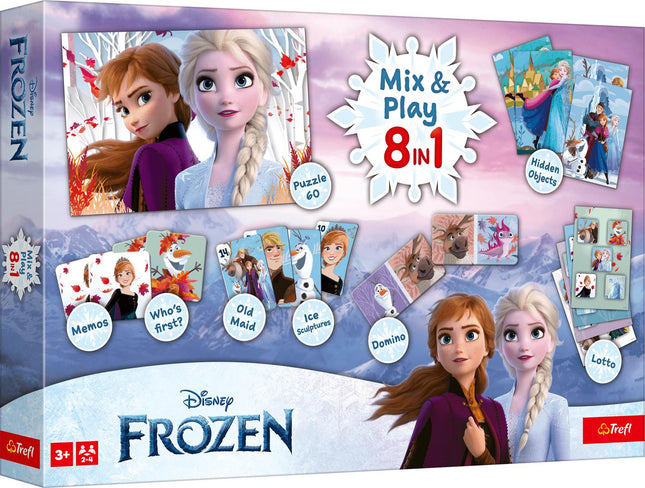 Die Eiskönigin 8-in-1 Brettspielmix- und Spielset