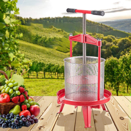 Fruit Wine Press 14L, Stainless Steel Basket, Manual