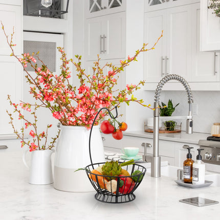 Fruit basket with banana holder