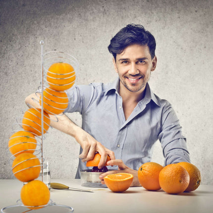 Fruit holder Spiral Metal