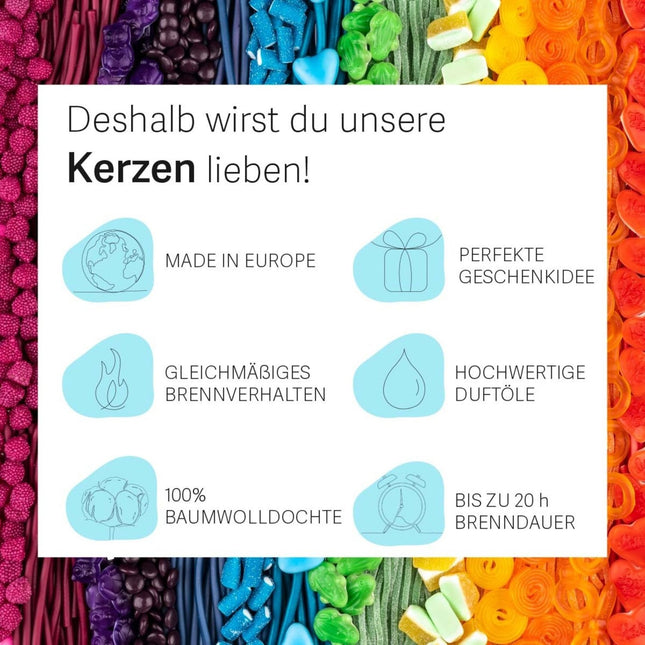 Fruchtig duftende Kerze im Glas – Geschenkbox
