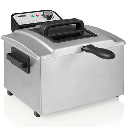 Fritteuse 5l Maxi 184090 3270W Edelstahl Emaillierte Wanne