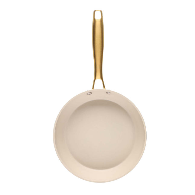 Bratpfanne, 24 cm, Beige, Keramikbeschichtung, 1,5 L Fassungsvermögen