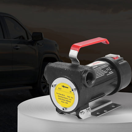 Fuel Transfer Pump 12V, 10 GPM, Auto Shut-Off Nozzle
