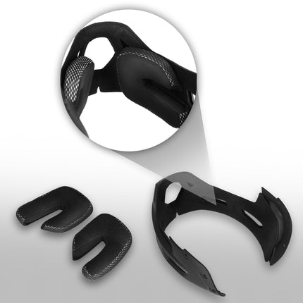 Integraalhelm voor de fiets, maat L 58-61 cm, met afneembare kinbescherming.