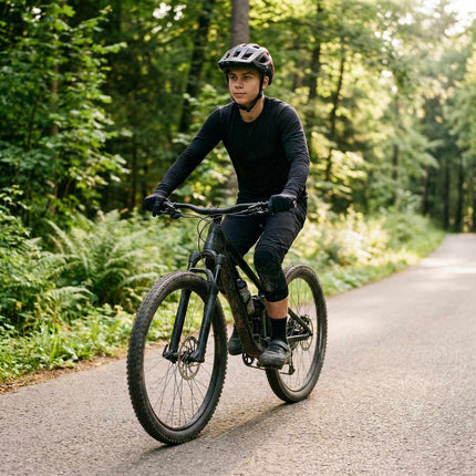 Integraalhelm voor de fiets, maat L 58-61 cm, met afneembare kinbescherming.