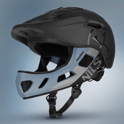 Integralhelm mit abnehmbarem Kinnschutz, 48-53 cm