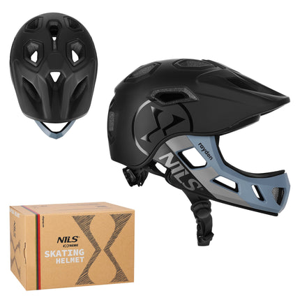 Integralhelm mit abnehmbarem Kinnschutz, 48-53 cm