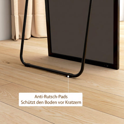 Full-Length Mirror, 161.5 cm, Silver, Wall or Free-Standing