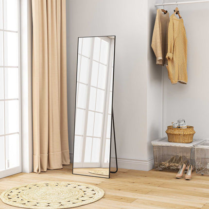 Full-Length Mirror, 161.5 cm, Silver, Wall or Free-Standing