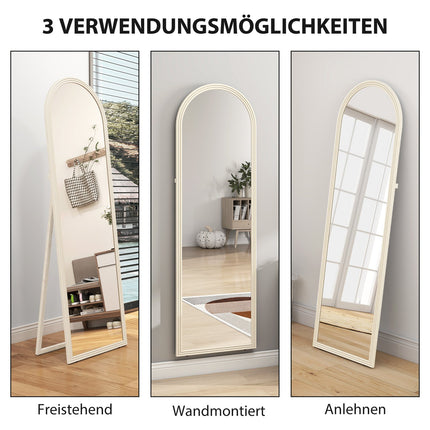 Ganzkörperspiegel, 50x160 cm, stehend, zur Wandmontage