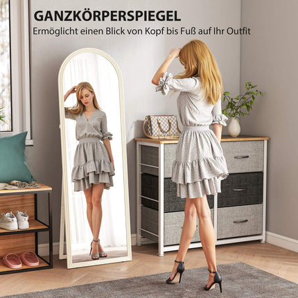 Ganzkörperspiegel, 50x160 cm, stehend, zur Wandmontage