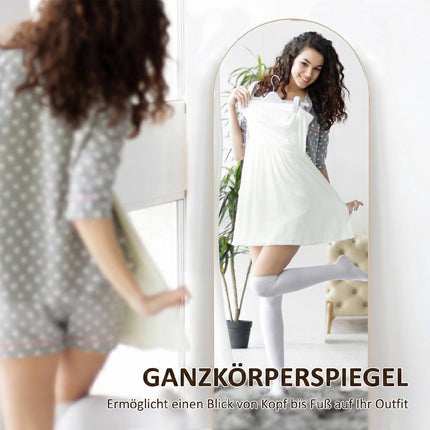 Full-Length Mirror, Frameless, 50x150 cm, Gold