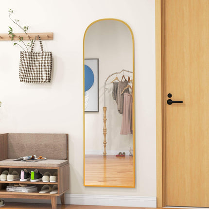 Full-Length Mirror, Gold, 50 x 161.5 cm, Aluminum Frame