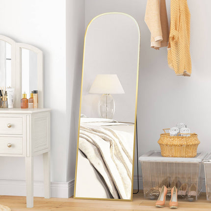 Full-Length Mirror, Gold, 50 x 161.5 cm, Aluminum Frame