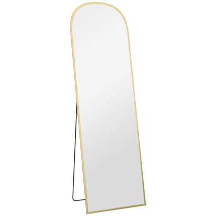 Ganzkörperspiegel, Gold, 50 x 170 cm, Aluminiumrahmen