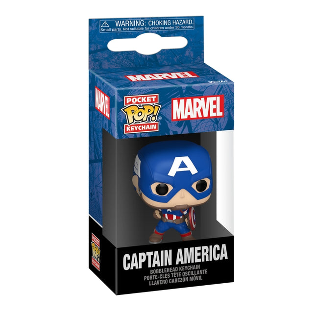 Funko Pop! Schlüsselanhänger: Marvel - Captain America