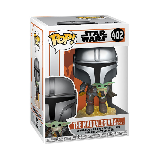 Funko Pop! vinylová figurka: Star Wars: The Mandalorian letící s tryskovým batohem