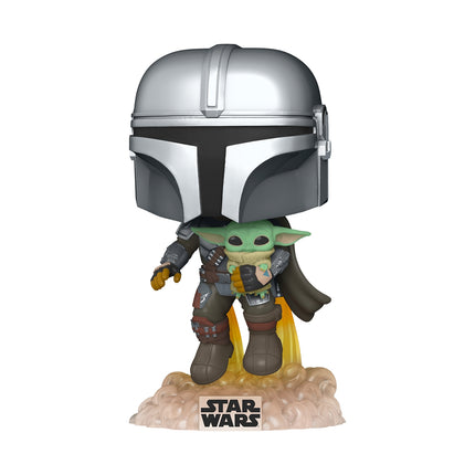 Funko Pop! Vinyl Figur: Star Wars: The Mandalorian Fliegend m. Jet