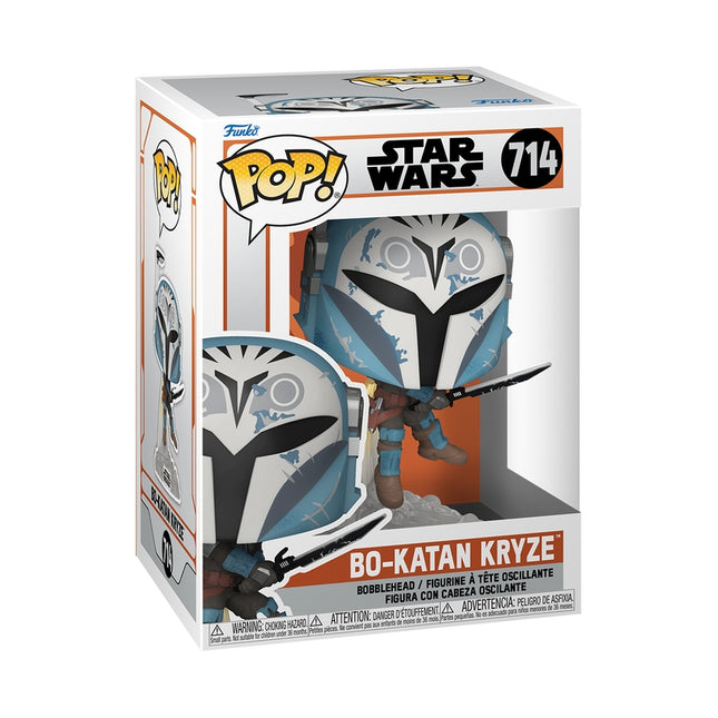 Funko Pop! Vinylfigur: The Mandalorian – Bo-Katan mit Dunkelschwert und Jetpack