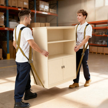 Furniture Moving Straps, 2-Person Adjustable System, 1000 lb