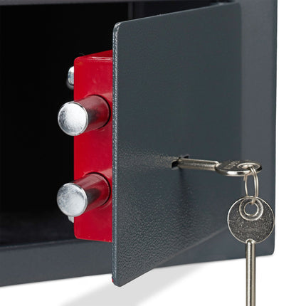 Furniture cabinet with key
