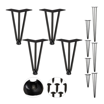 Möbelbein-Haarnadel 4er-Set