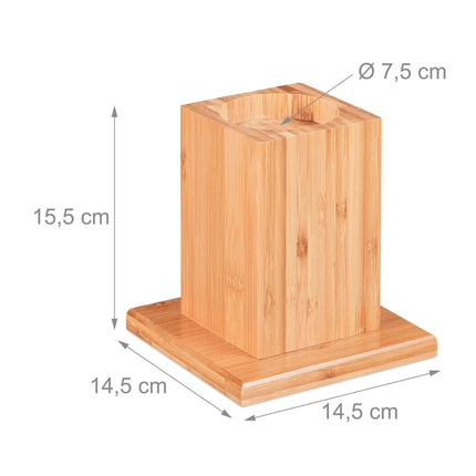 Furniture riser 4-tablet made of bamboo