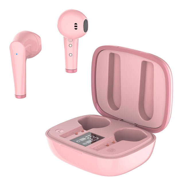 Fuz1 True Wireless sluchátka Drop růžová