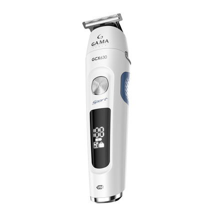 GA.MA Sport 8-in-1 Wet and Dry Groomer with 20 Accessories, Silver/White