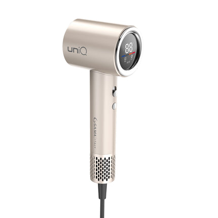 GA.MA UniQ Pulse Hair Dryer 1800 W with Digital Display, Thermal Balance